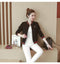 IMG 122 of Women Short Baseball Jersey Sweatshirt Stand Collar Jacket Outerwear