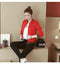 IMG 114 of Women Short Baseball Jersey Sweatshirt Stand Collar Jacket Outerwear