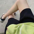 SASAPopular Shorts Women Loose Summer Outdoor Straight High Waist Slim Look Knitted Casual Pants Shorts