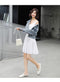 IMG 119 of Popular Denim Women bfLoose Student Korean Short Hong Kong Tops Outerwear