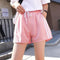 Img 3 - Women Student Casual Korean Elastic Sporty Outdoor Wide Leg Pants Shorts