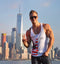 Muscle Fitness Sporty Tank Top Men Quick Dry Fitting Slim Look Casual Tops Tank Top