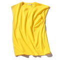 Img 8 - Summer Trendy INS Sleeveless Men Tank Top T-Shirt Loose Hip-Hop Solid Colored Casual Sporty Fitness Basketball Tops Tank Top