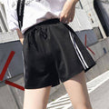 Img 2 - Women Student Casual Korean Elastic Sporty Outdoor Wide Leg Pants Shorts