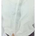 IMG 106 of Summer Inspired White Lapel Long Sleeved Shirt Vintage Ruffle Collar Pleated Dress Sets Women Skirt