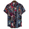 Img 10 - Africa Cultural Style Series Plus Size Line Tops Men Printed Short Sleeve Shirt Men Shirt