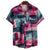 Img 3 - Africa Cultural Style Series Plus Size Line Tops Men Printed Short Sleeve Shirt Men Shirt
