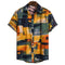 Img 11 - Africa Cultural Style Series Plus Size Line Tops Men Printed Short Sleeve Shirt Men Shirt