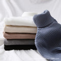 Img 3 - High Collar Women Short Slimming Slim-Look Knitted Long Sleeved Sweater