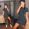 Img 1 - Trendy Sexy Striped Short Sleeve Europe Summer Women Dress
