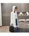 IMG 116 of Korean Mid-Length Printed Casual Hooded Women Thin Windbreaker Loose Outerwear