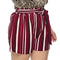 Img 3 - Plus Size Women Summer Striped Color-Matching Belt Loose All-Matching Casual Shorts