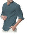 Img 7 - Summer Men Shirt Vintage Minimalist Elegant Trendy All-Matching Casual Men Shirt