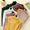 IMG 110 of Under Sweater Women High Collar Long Sleeved Knitted Solid Colored Minimalist Undershirt Slim Look Tops Outerwear