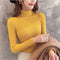 Img 5 - Women Free Sized High Collar Slimming All-Matching Fitted Long Sleeved Tops Sweater