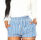 Img 11 - Europe Women Striped Printed Strap Casual Shorts