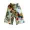 Img 1 - Men Beach Pants Mid-Length Sporty Casual Cotton Blend Printed Cultural Style Green Home Beachwear