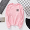 Round-Neck Sweatshirt Women Thick Loose Couple Student All-Matching Outerwear