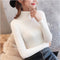 Img 3 - Women Free Sized High Collar Slimming All-Matching Fitted Long Sleeved Tops Sweater