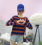 IMG 114 of Summer Korean Striped Tops Women Slim Look Long Sleeved T-Shirt Undershirt T-Shirt