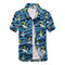 Hawaii Beach Short Sleeve Shirt Half Sleeved Quick Dry Loose Seaside Holiday Tops Outerwear