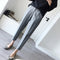 Img 4 - Suit Pants Women Ankle-Length Korean Loose Student Straight Jeans Casual Slim-Fit