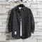 Img 2 - insPopular Shirt Korean Men Chequered Harajuku Loose Casual Long Sleeved Tops Men Shirt