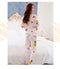 IMG 135 of Korean Round-Neck Long Sleeved Pajamas Women Casual Cozy Loose Teens Loungewear Sets Sleepwear