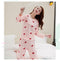 IMG 130 of Korean Round-Neck Long Sleeved Pajamas Women Casual Cozy Loose Teens Loungewear Sets Sleepwear