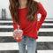 IMG 134 of insSolid Colored Minimalist Lazy Folded Knitted Undershirt Sweater Women Korean Student All-Matching Under Outerwear