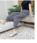 IMG 120 of Trendy Summer Hip-Hop Street Style Women Chiffon Lantern Pants Thin Loose Slim Look Casual Jogger Pants
