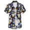 Hawaii Beach Short Sleeve Shirt Half Sleeved Quick Dry Loose Seaside Holiday Tops Outerwear