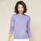 Img 4 - Women Round-Neck Orange Yellow Slimming Sweater