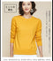 Img 9 - Women Round-Neck Orange Yellow Slimming Sweater