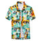 Hawaii Beach Short Sleeve Shirt Half Sleeved Quick Dry Loose Seaside Holiday Tops Outerwear