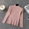 Img 14 - Half-Height Collar Women Long Sleeved All-Matching Slimming Fitted Sweater