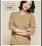 Img 15 - Women Round-Neck Orange Yellow Slimming Sweater