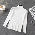 Img 6 - Half-Height Collar Women Long Sleeved All-Matching Slimming Fitted Sweater