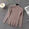 Img 7 - Half-Height Collar Women Long Sleeved All-Matching Slimming Fitted Sweater