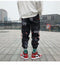 IMG 129 of Trendy Graffiti Casual Pants Men Korean Couple Loose Ankle-Length Hip-Hop ins Sporty Jogger Pants