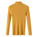 Img 5 - Half-Height Collar Women Long Sleeved All-Matching Slimming Fitted Sweater