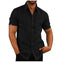 Popular Summer Solid Colored Short Sleeve Button Men Line Shirt Men Shirt