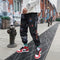 Img 1 - Trendy Graffiti Casual Pants Men Korean Couple Loose Ankle-Length Hip-Hop ins Sporty Jogger