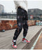 IMG 127 of Trendy Graffiti Casual Pants Men Korean Couple Loose Ankle-Length Hip-Hop ins Sporty Jogger Pants