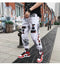 IMG 140 of Trendy Graffiti Casual Pants Men Korean Couple Loose Ankle-Length Hip-Hop ins Sporty Jogger Pants