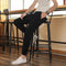 Img 1 - Men Cotton Blend Long Lantern Japanese Jogger Casual Slim Fit Thin Line Ankle-Length Pants