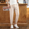 Img 6 - Men Cotton Blend Long Lantern Japanese Jogger Casual Slim Fit Thin Line Ankle-Length Pants