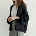 Img 4 - Korea Chic Lazy Loose Short Knitted Cardigan Student Women Sweater