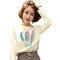 Img 5 - Long Sleeved T-Shirt Undershirt Women White Round-Neck Student Loose Tops ins