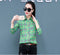 Img 13 - Summer Sunscreen Tops Slimming Korean Chequered Long Sleeved Plus Size Shirt Blouse